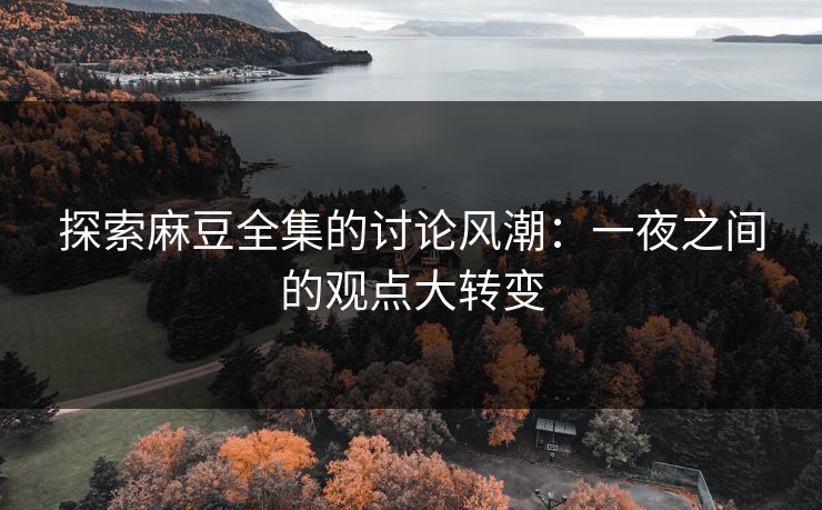 探索麻豆全集的讨论风潮：一夜之间的观点大转变  第1张