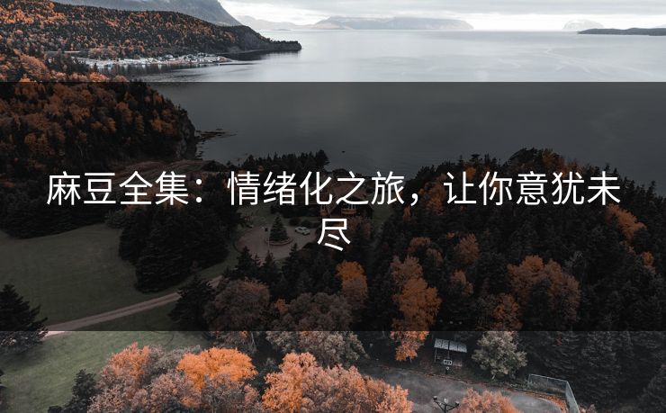 麻豆全集:情绪化之旅,让你意犹未尽 第1张 麻豆全集:情绪化之旅,让你意犹未尽 第1张